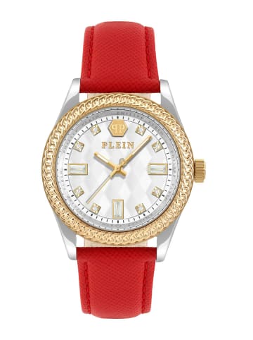 Philipp Plein Analoguhr für Damen in rot