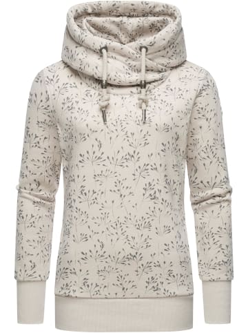 ragwear Hoodie Gripy Flowery in Bone