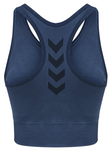 Hummel Hummel Top Hummel First Multisport Damen Dehnbarem Nahtlosen in DARK DENIM