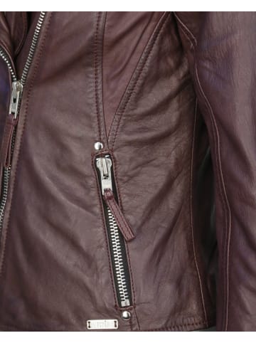 Mustang Lederjacke Indiana in mahagony