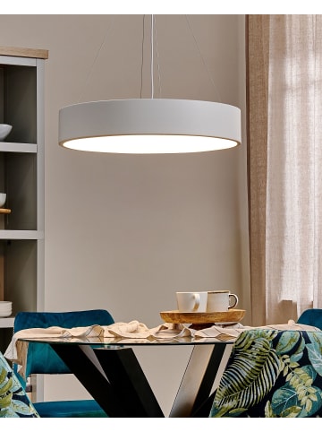 Beliani Pendelleuchten BALILI in Weiß - (W) 60 x (H) 175 x (L) 60 cm