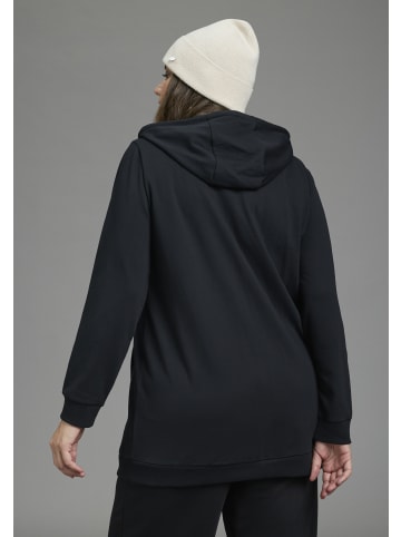 Laura Scott Kapuzensweatjacke in schwarz
