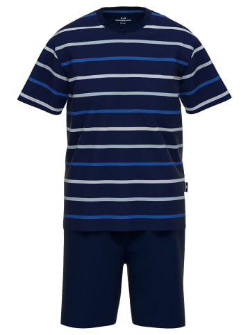 Götzburg Shorty Midtown in blau-mittel-Ringel