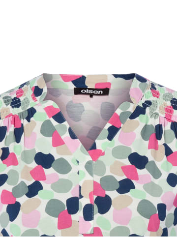 Olsen Shirt Clara in lind himbeer - 0001