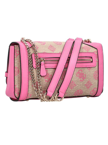 Guess Loralee Schultertasche 27 cm in pink logo