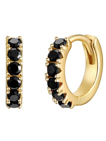 Glanzstücke München Ohrringe aus Sterling Silber mit Zirkonia in gelbgold