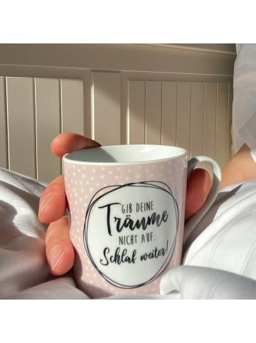 Geda Labels Tasse Träume rosa in Rosa - 350 ml