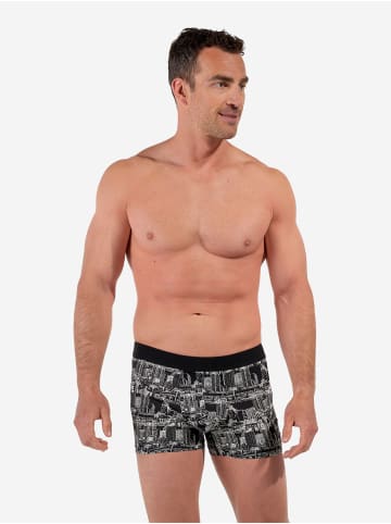 HOM Retro Boxer Boxer Briefs Vegas in black print
