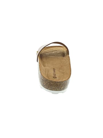 Hey Marly Casual Cork Cognac Pantolette Braun