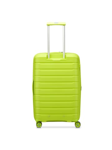 Roncato B-Flying Move 4 Rollen Kofferset 3-teilig mit Dehnfalte cyber lime