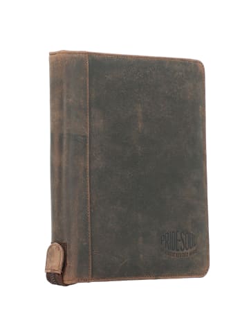 Pride and Soul Wick Schreibmappe Leder 24 cm in braun