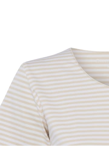 Franco Callegari T-Shirt in beige weiß