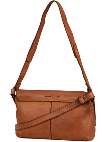 Harold's Schultertasche Submarine Handbag Flap S SU79 in Cognac