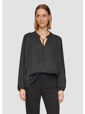 s.Oliver BLACK LABEL Bluse langarm in Schwarz