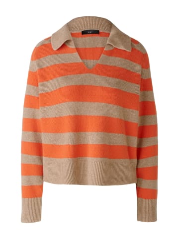 Oui Pullover in lt stone red