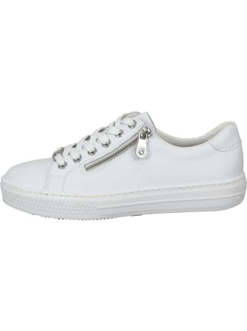 rieker Schnürschuhe, Sneakers Low in sportweiss/weiss