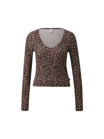 Q/S designed by Langarmshirt in Schwarz