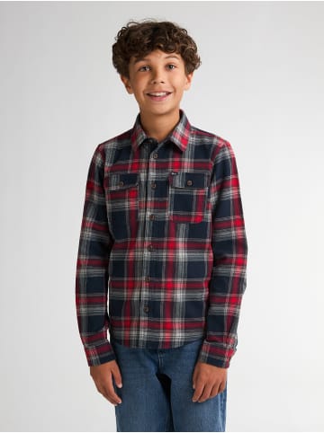 Petrol Industries Kariertes Hemd Tillamook in Rot