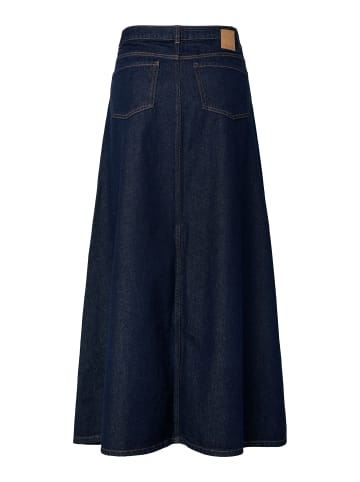 Pieces Jeansrock in Dark Blue Denim