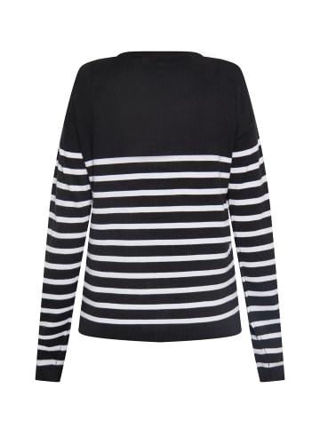 usha BLUE LABEL Women Cardigan in Schwarz Weiss