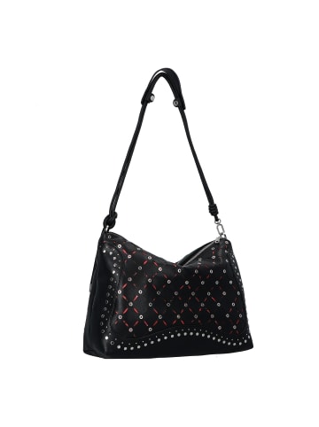 Desigual Yankee Leiria Schultertasche 40 cm in schwarz