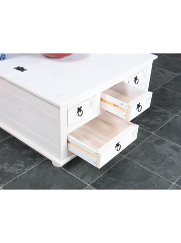 ebuy24 Couchtisch New Mexico Braun 92 x 92 cm