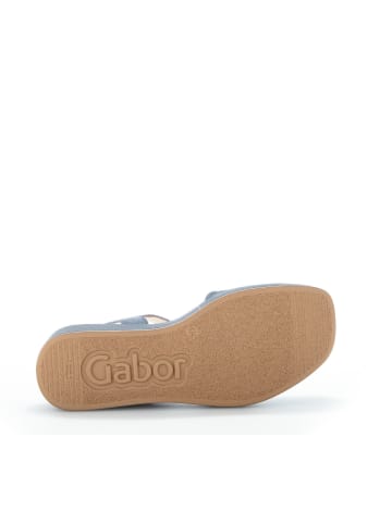 Gabor Fashion Plateau Sandale in Blau