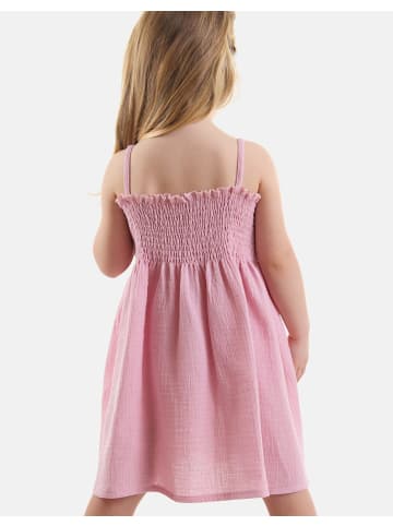 Denokids Kleid Flowers Muslin in PINK