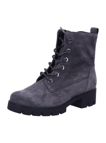 Gabor Damen Stiefel/Boots ungefüttert Schnürstiefeletten in Grau