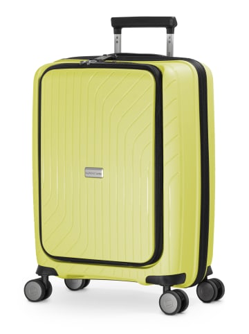Hauptstadtkoffer TXL - leichtes Handgepäck Laptop-Fach Kabinenkoffer TSA 55cm 40L in Lime