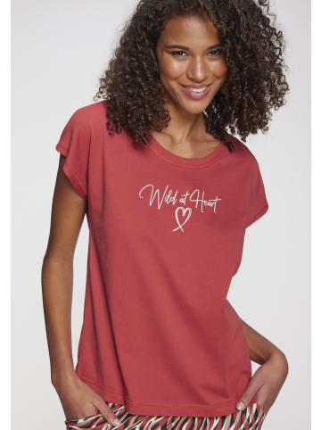 VIVANCE DREAMS Pyjamaoberteil in rot