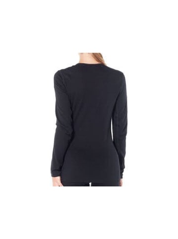 icebreaker Langarmshirt in schwarz