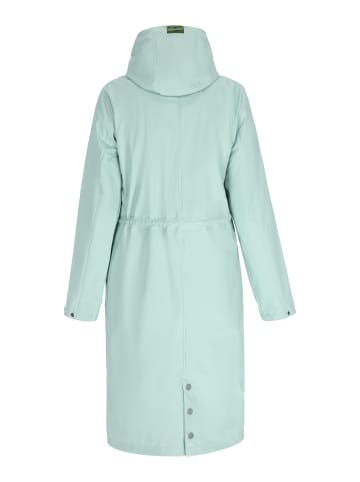 Schmuddelwedda Damen Regenmantel Aus Recyceltem Polyester in Pastellmint