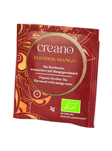 Creano "Rooibos-Mango" Rooibos-Tee aromatisiert mit Mangogeschmack 60er Box Teebeutel