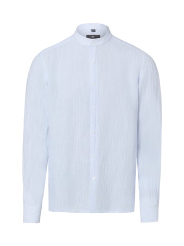 Nils Sundström Freizeithemd in hellblau weiß