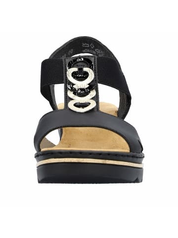 rieker Komfort Schnürer für Damen in schwarz