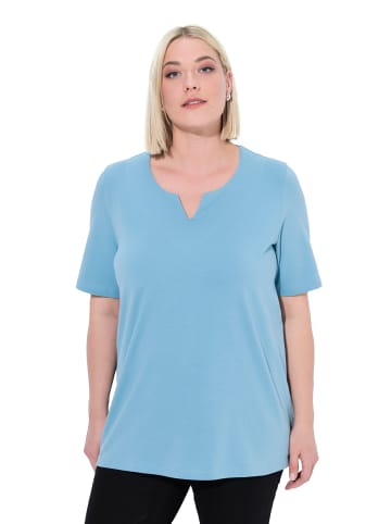 Ulla Popken Shirt in helles petrol