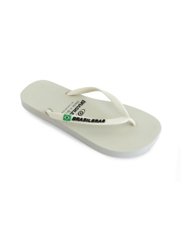 Brasileras Zehentrenner "Classic W SS19" in Weiß