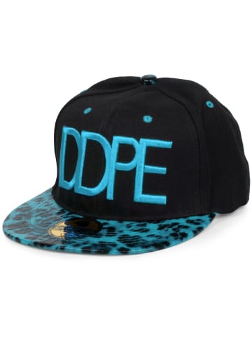 styleBREAKER Snapback Cap in Schwarz-Türkis