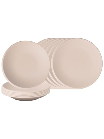 Villeroy & Boch 12-tlg. Teller- & Schalenset NewMoon in in beige