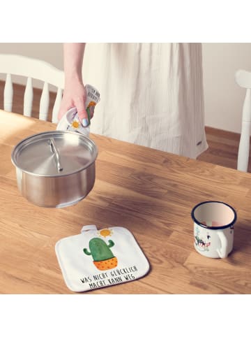 Mr. & Mrs. Panda Topfuntersetzer Kaktus Sonne mit Spruch in Weiß