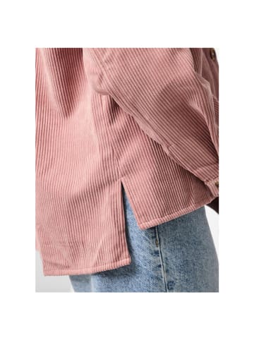 Pieces Langarmbluse in ash rose