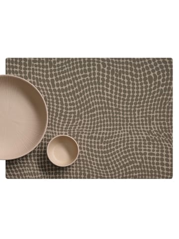 APS Tischset - hellbraun 45 x 33 cm Silikon
