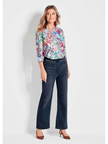 GOLDNER Kurzgröße:  Bequeme Jeanshose VERA in marine