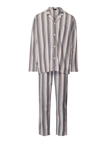Hanro Pyjama Cozy Comfort in redwood stripe