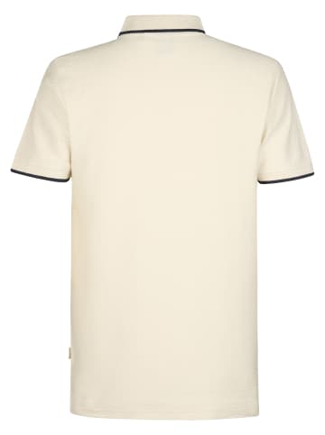 Petrol Industries Kurzarm-Poloshirt Volante in Weiß