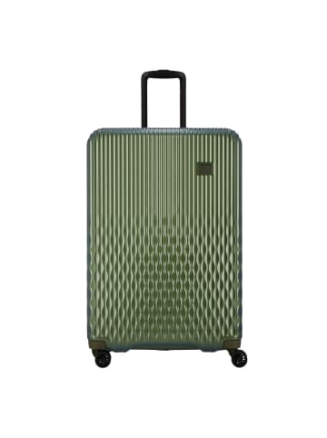 Pack Easy Flow 4 Rollen Trolley L 75 cm mit Dehnfalte bronze grün