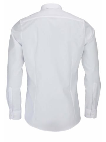 MARVELIS Langarm Business Hemd für Herren in weiß