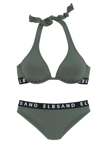 ELBSAND Bügel-Bikini in oliv