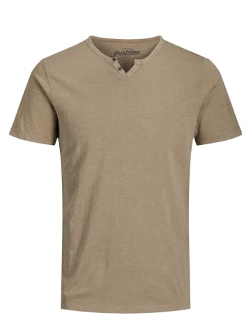 Jack & Jones T-Shirt in hellbraun